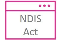 icon to identify a case run under the NDIS Act