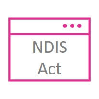 NDIS Act img icon to identify a case run under the NDIS Act